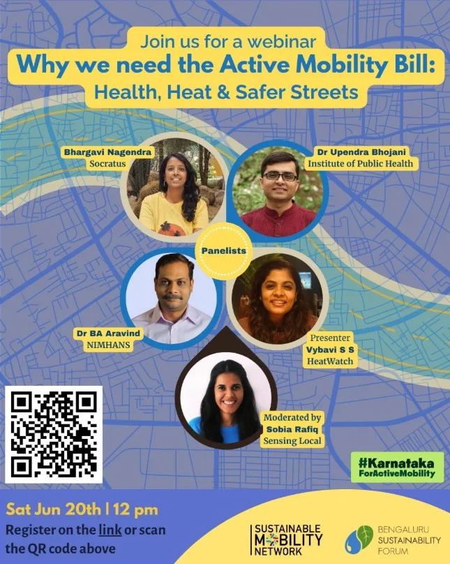 Why we need the Active Mobility Bill: Health, Heat & Safer Streets | Webinar photo 1