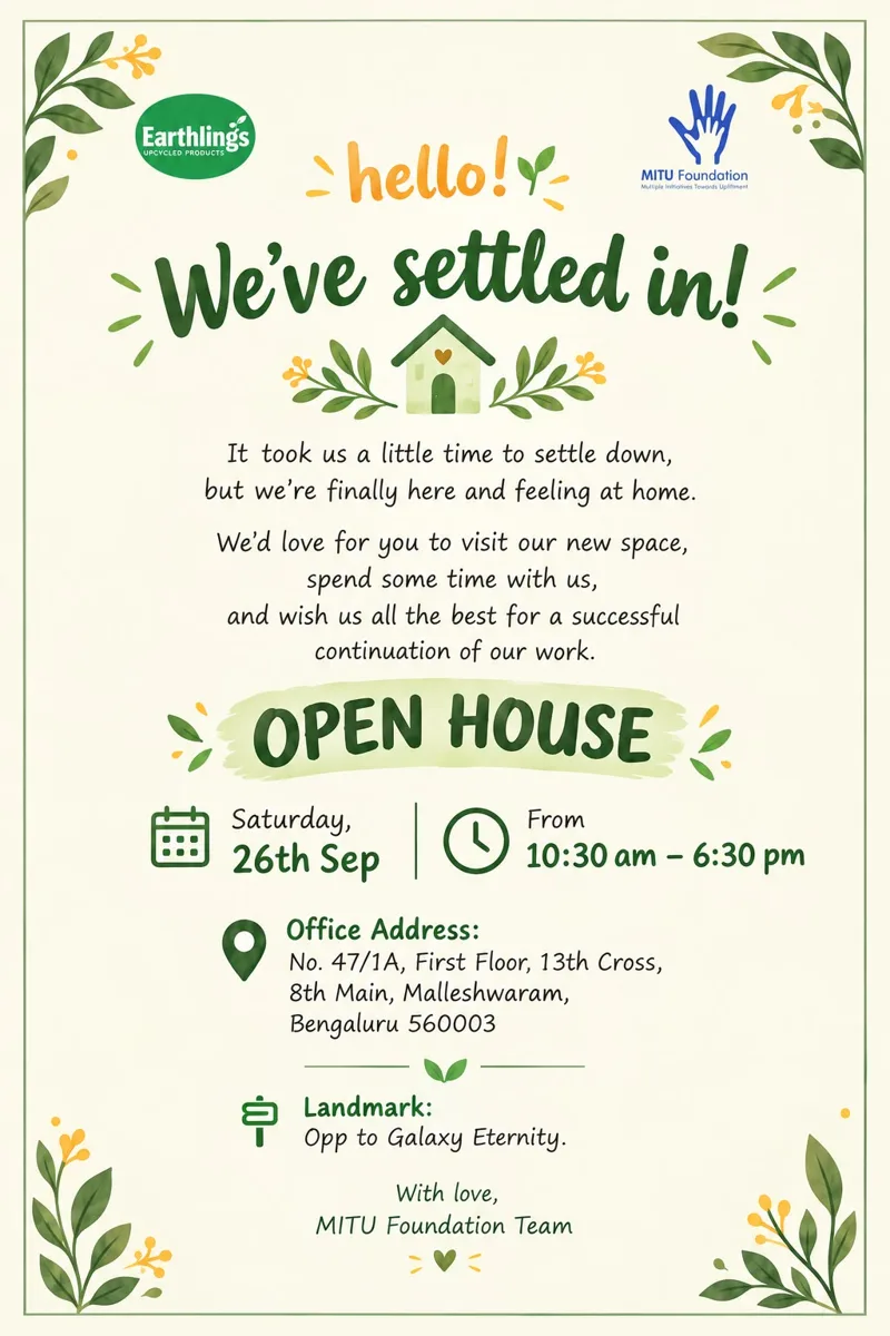 Open House - MITU Foundation photo 1