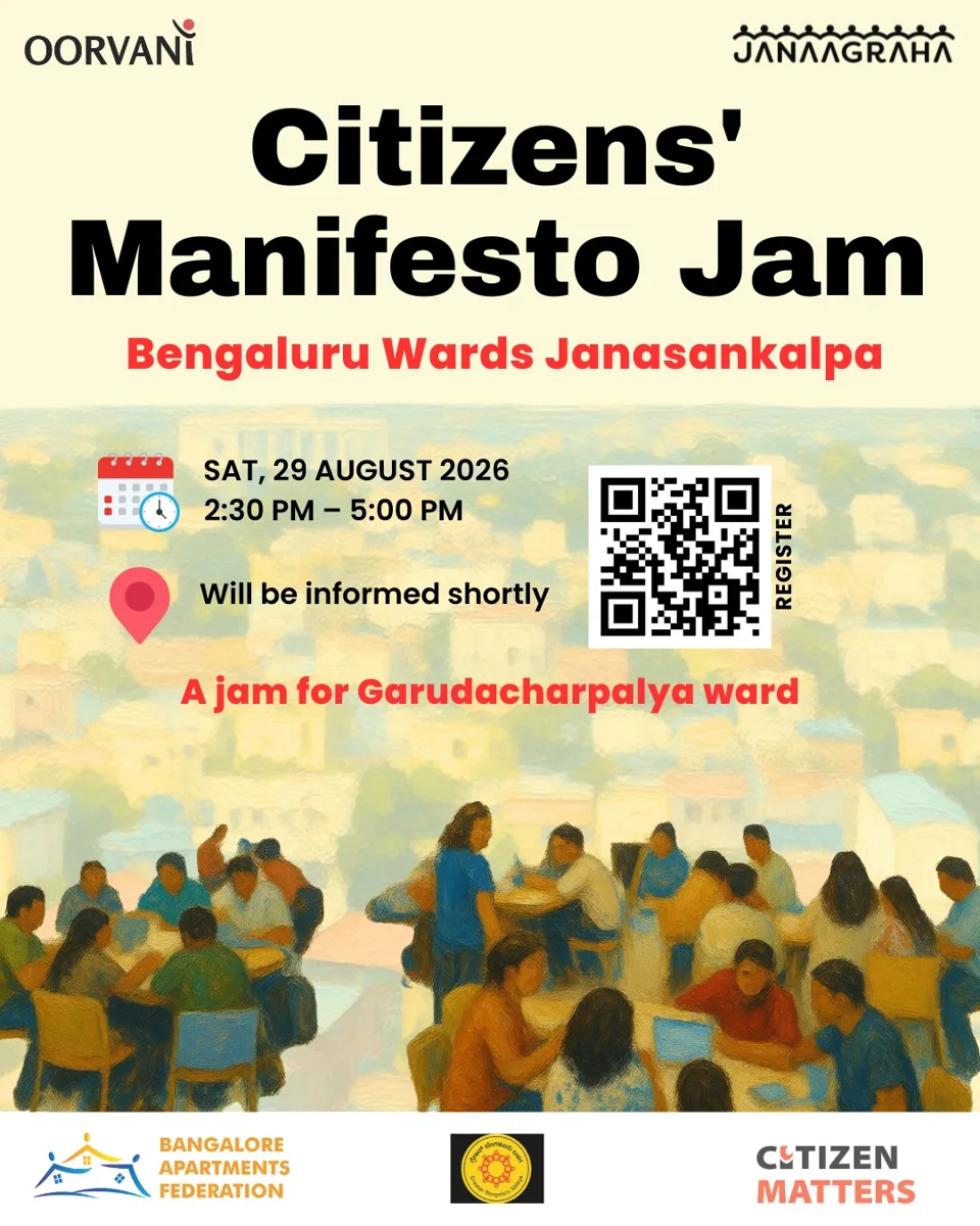 Citizen's Manifesto Jam - Bengaluru Wards Janasankalpa photo 1