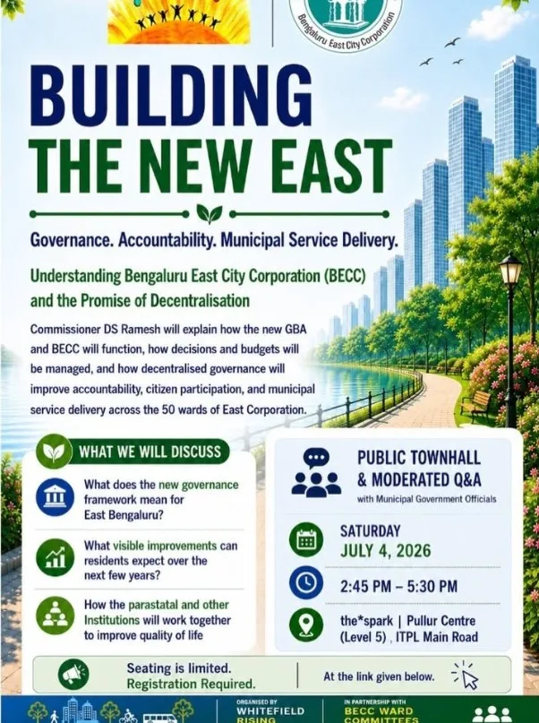 The formation of the Bengaluru East City Corporation (BECC) - What does this actually mean for residents? photo 1