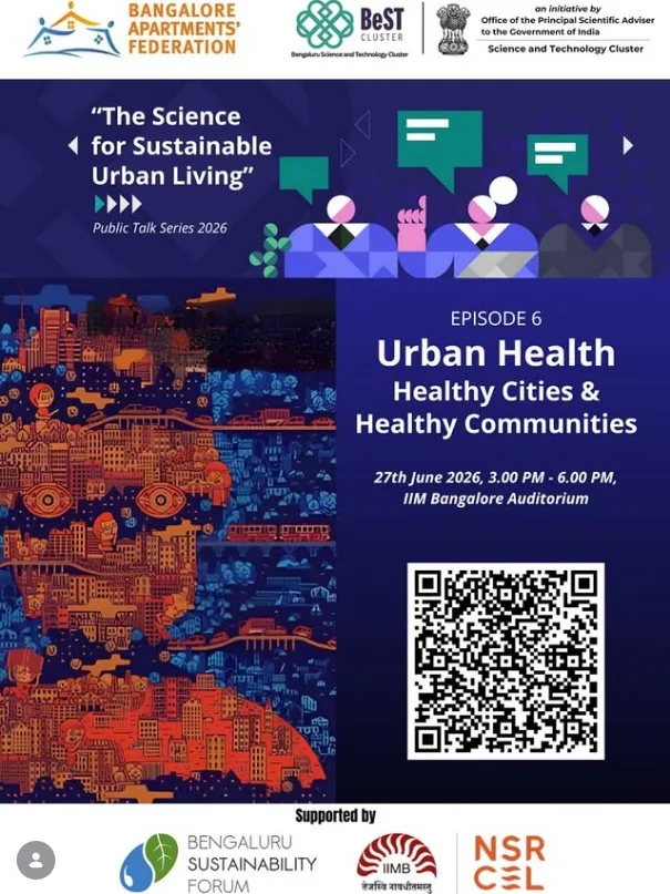 Episode 6 of the Public Talk Series on ‘The Science for Sustainable Urban Living’ photo 1