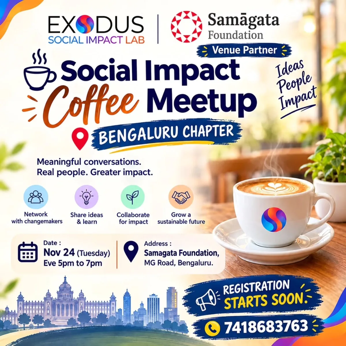 ☕ Social Impact Coffee Meetup – Bengaluru Chapter photo 1