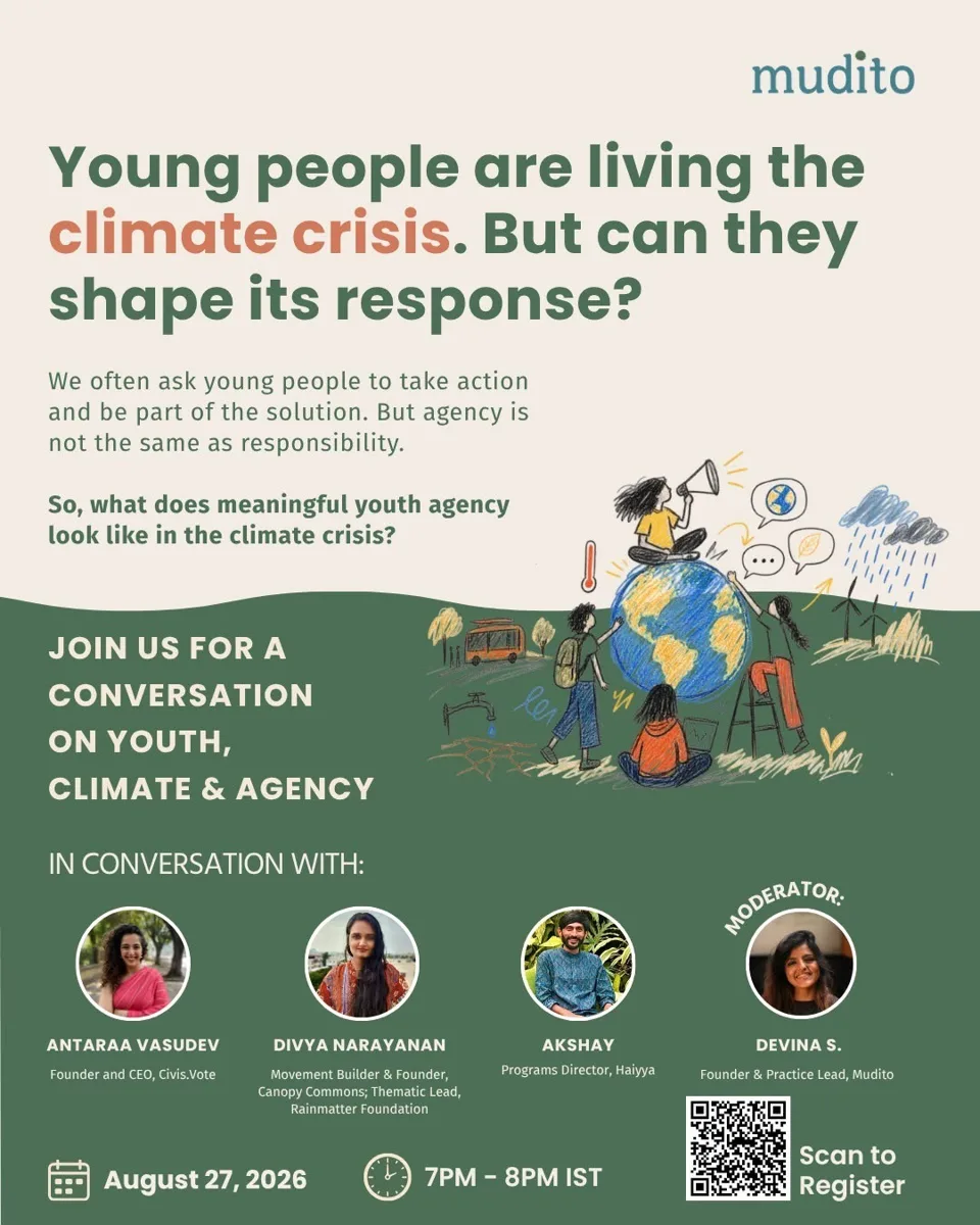 Join us for a conversation on Youth, Climate and Agency photo 1