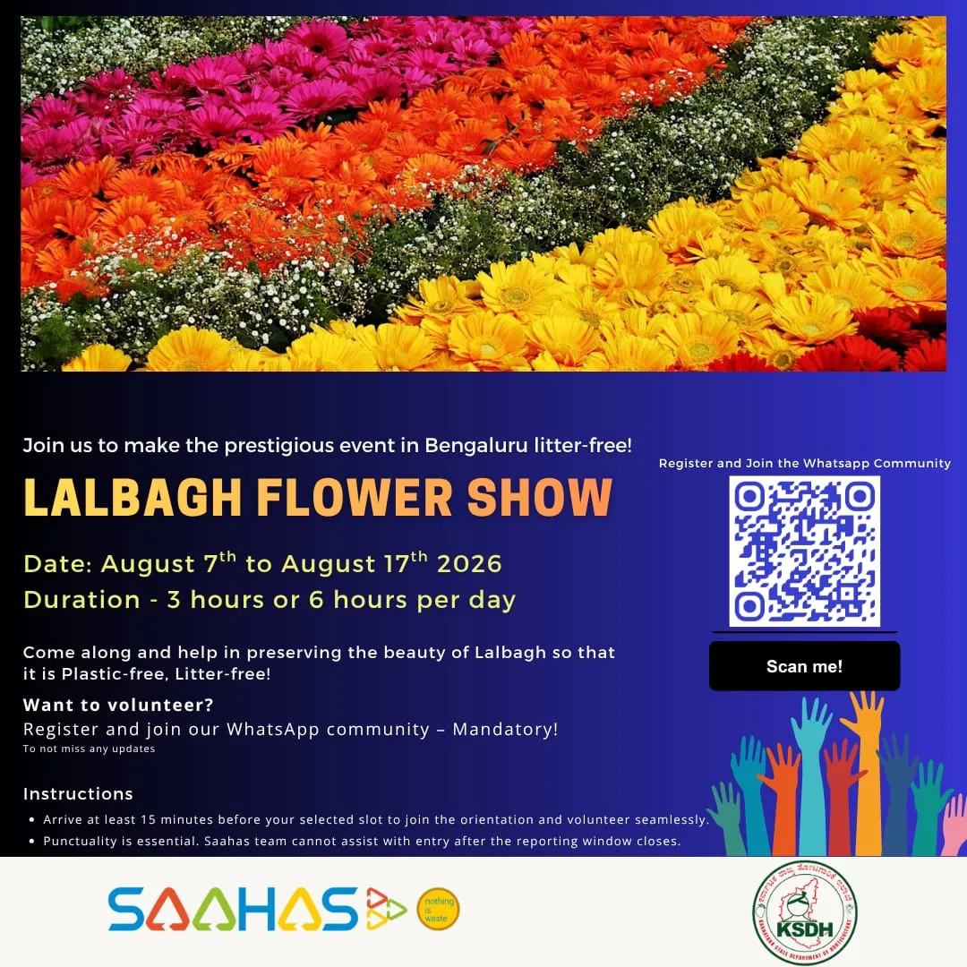 Volunteer at the Lalbagh Flower Show this August & Make a Difference! photo 1