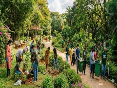 Clean-up and Waste Segregation at Narayana Nagar Park photo 1