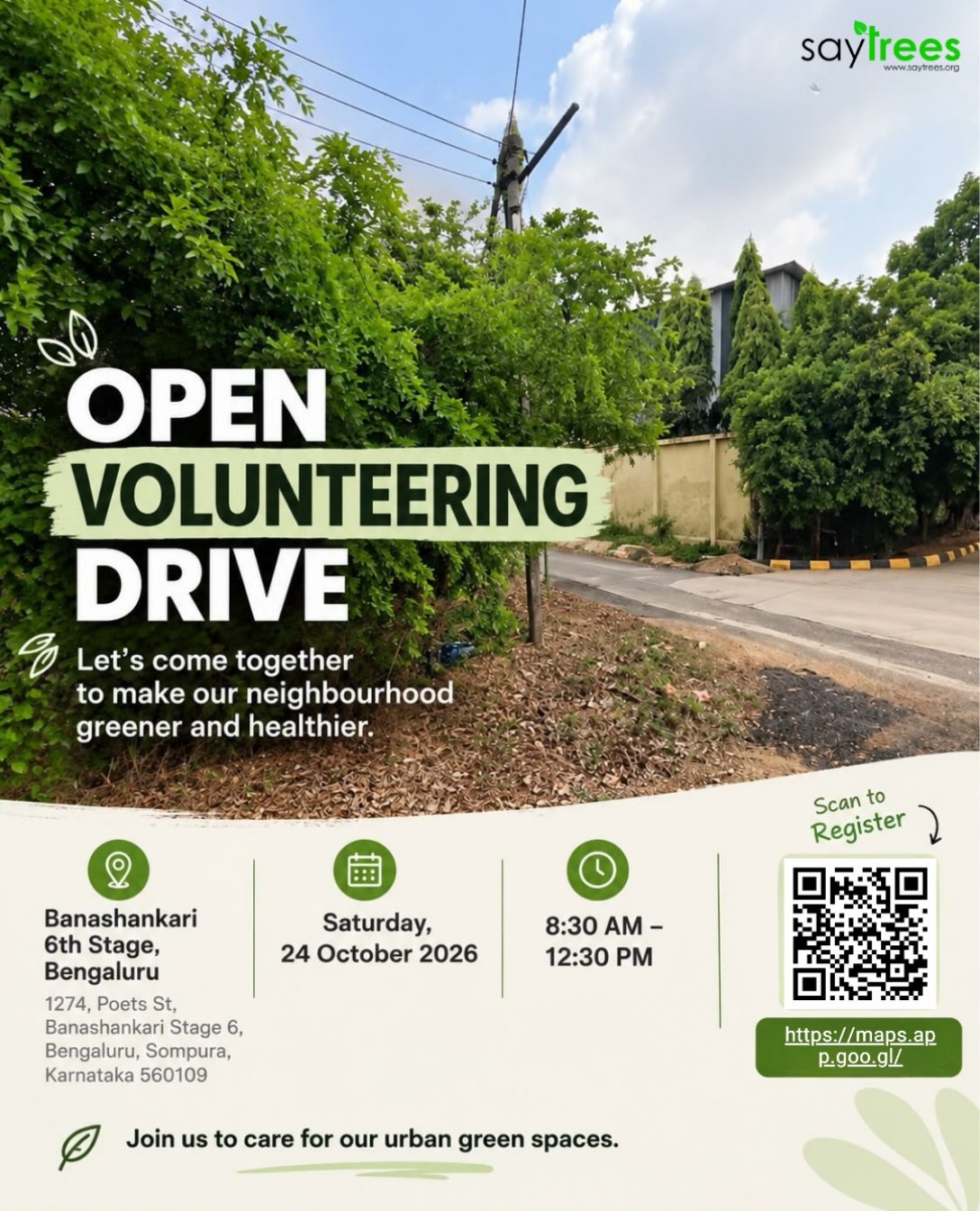 Open Volunteering Drive photo 1