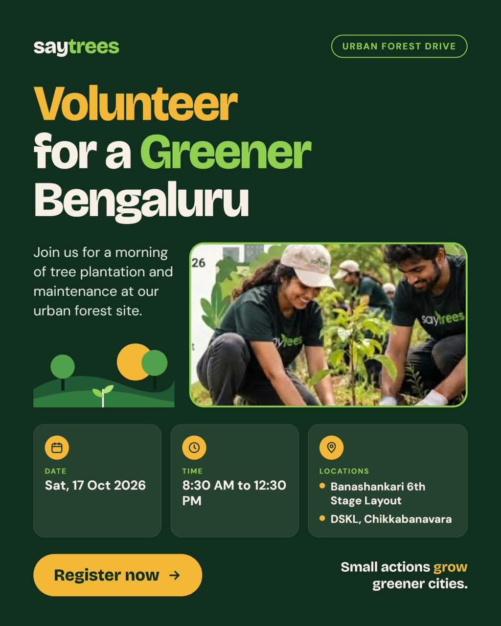 Volunteer for a Greener Bengaluru photo 2