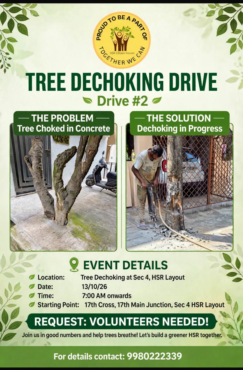 Tree Dechoking - Hsr layout photo 1