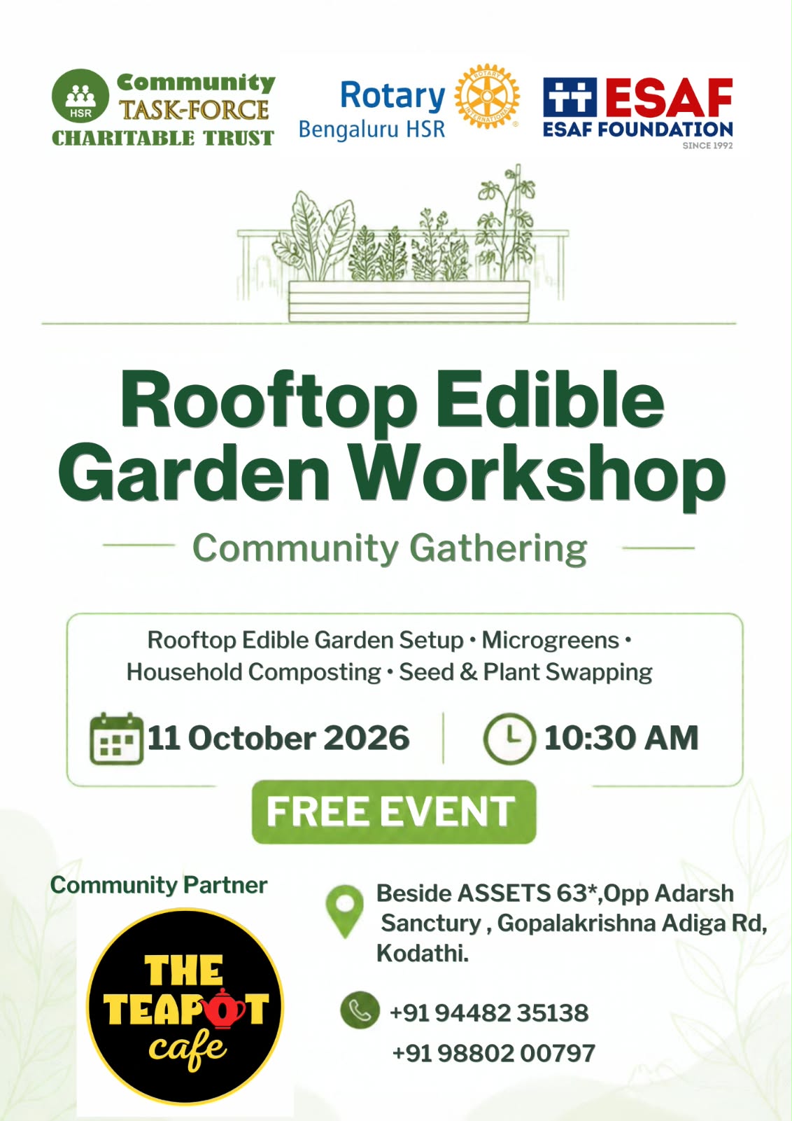 Rooftop Edible Garden Workshop